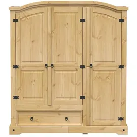 vidaXL Kleiderschrank Corona 151,5 x 170 x 52 cm Braun