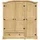vidaXL Kleiderschrank Corona 151,5 x 170 x 52 cm Braun