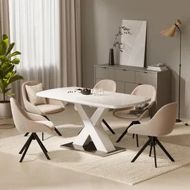 Vicco Chinto 120 x 76 x 80 cm weiß