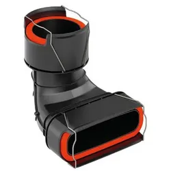 Viessmann Bogen 90 Grad F50 auf R90 7372828