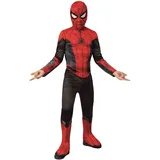 Rubie's 3012011112 Spiderman Offizielles Marvel Spider-Man No Way Home Classic Kinder Schwarz Kostüm Kinder Superhelden Verkleidung Alter 11-12 Jahre Jungen Rot/Blau Weltbuchtag