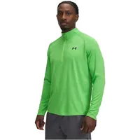 Under Armour Tech Textured 1/2 Zip Cyber Green /