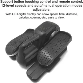 cutycaty Under Schreibtisch Ellipsentrainer mit Fernbedienung und Display, Elektrischer Ellipsentrainer, Sitzende Pedal Exerciser zur Beine Erholung für das Training zu Hause und im Büro