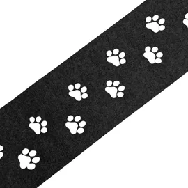 zaun|zu® Sichtschutzstreifen 255 x 15 cm Schwarzgrau Vlies 2 St.