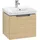 Villeroy & Boch Subway 2.0 Waschtischunterschrank, 1 Auszug, Waschbecken mittig, 485x420x380mm, Eckig Nordic Oak