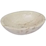 vidaXL Waschbecken Creme 53 x 40 x 15 cm