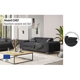 Cotta Couch Kunstleder 2-Sitzer Rot