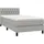 vidaXL Boxspringbett 100 x 200 cm Hellgrau