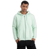 Alpha Industries Basic Zip Hoody SL Kapuzensweat für Herren Mint