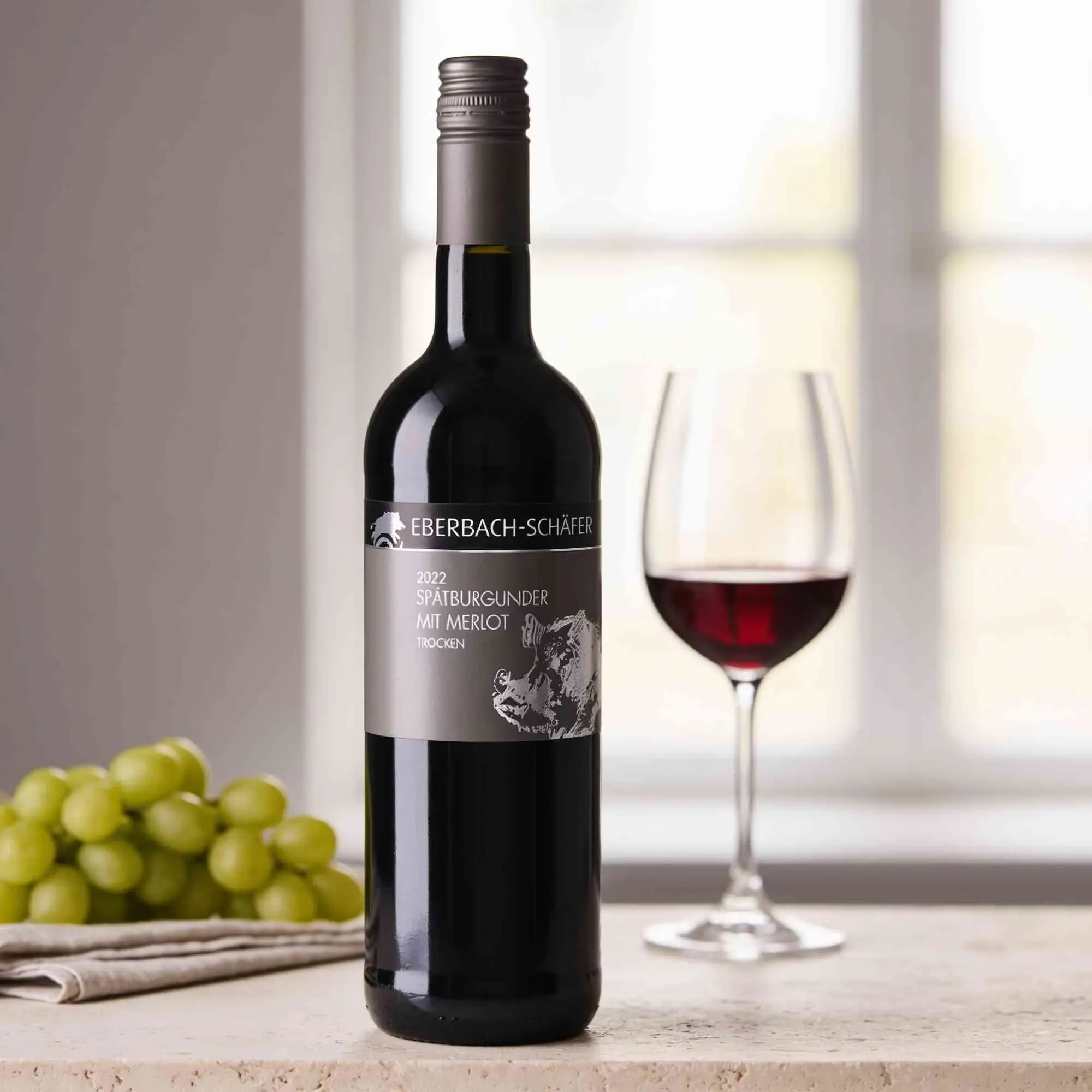 Weingut Eberbach-Schäfer 2022 Eberbach Schäfer Spätburgunder mit Merlot Holzfass 2022 Merlot,Spätburgunder Deutschland