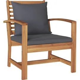 vidaXL Garten-Lounge-Set 4-tlg. braun