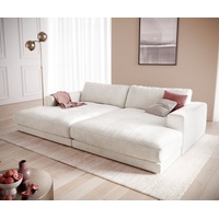 DELIFE Big-Sofa Cubico, Cord Beige 290x170 cm Bigsofa weiß 291 cm x 87 cm x 167 cm