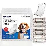 MICOOYO Einweg-Hundewindeleinlagen – Hunde-Booster-Pads für männliche und weibliche Hunde, super saugfähige Hundeeinlagen, passend für die meisten Hundewindeln (ohne auslaufsicheren Schutz) (XL-50)