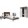 xl moebel gmbh Kindermöbel Bett), Komplete Jugendbett Kinderzimmer Holz grau Set 4tlg