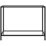 vidaXL Konsolentisch Transparent 100x35x75 cm Hartglas