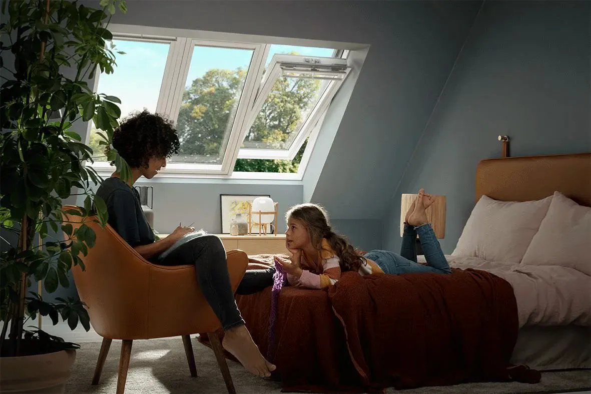 VELUX Lichtlösung Holz Alu 3-in-1 GGLS FFKF06 207030 weiß lack THERMO Solar Uw-Wert: 1,3