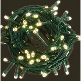 Lex LED-Lichterkette 240er spritzwassergeschützt 18 m Warmweiß