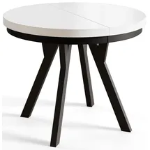 alpi möbel EVO Ø 90 cm bis 190 cm naturbelassen/schwarz