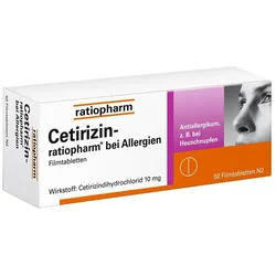 Cetirizin ratiopharm bei Allergien