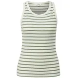 s.Oliver Geripptes Tanktop Grün XXL