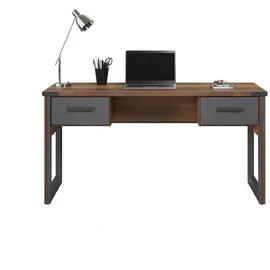 trendteam Büroschreibtisch Prime Alteiche / Grau