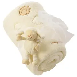 FEHN Kuscheldecke Baby Love Schaf Paul, 100x75 cm