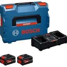 Bosch Werkzeugakku + Ladegerät, Starter-Set 18V System Hochleistungs-Starter-Set: EXBA18V-80 EXAL Elektrowerkzeugset
