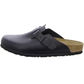 Birkenstock Boston Naturleder schmal schwarz 44