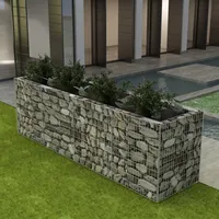 vidaXL Gabionen-Hochbeet 360 × 90 × 100 cm