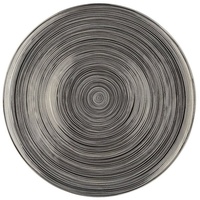 Rosenthal Teller TAC Gropius Stripes 2.0 titanisiert Platzteller 33 cm, (1 St) grau|silberfarben