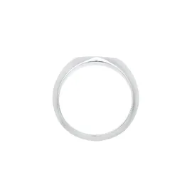 Elli Ring 925 Sterling Silber Pinky Ring, Siegelring in Silber | Gr.: 48