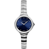 Emporio Armani Swiss Damenuhren , Zweizeiger Uhrwerk, 25mm Silbernes Edelstahlgehäuse mit Edelstahlarmband, ARS8002