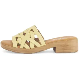Gabor Pantolette hellgelb 37,5,