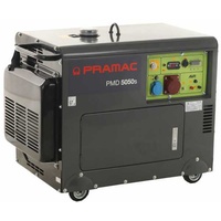 Pramac PMD5050s - Leiser Diesel-Stromerzeuger mit Rädern und AVR-Regelung 3,6 kW - Dauerleistung 3.6 kW dreiphasig