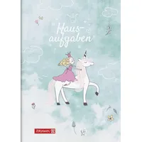 Baier & Schneider Brunnen Aufgabenheft pfiffig A5 48 BlattUnicorn Princess
