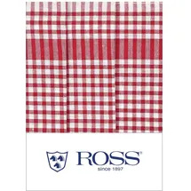 Ross 3er Pack Baumwoll-Geschirrtücher Bauernkaro 50x70 cm