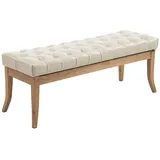 CLP Sitzbank Ramses Kunstleder Antik-hell Creme 120 x 46 x 38 cm