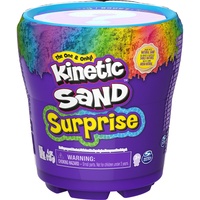 Kinetic Sand Sandbox Set - mit 454g magischem kinetischem Sand aus Schweden  in Blau, 3 Förmchen und Schaufel für kreatives Indoor Sandspiel, ab 3