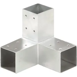 vidaXL Pfostenverbinder 17 x 175 cm Silber/Metall