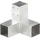 vidaXL Pfostenverbinder 17 x 175 cm Silber/Metall
