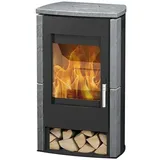 Fireplace Kaminofen Brasil  (6 kW, Raumheizvermögen: 108 m3, Verkleidung: Speckstein, Schwarz)