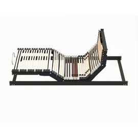 Hn8 Schlafsysteme Hn8 Quattro Move – Elektrischer Luxus Lattenrost Grau, Holz, 120x200 cm, Schlafzimmer, Lattenroste