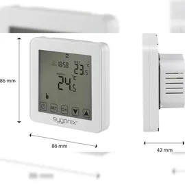 Sygonix SY-4961570 Touch 2 Raumthermostat Unterputz Wochenprogramm