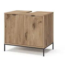 Vicco Waschbeckenunterschrank Eliza Viking Oak 70 x 63 cm mit 2 Türen
