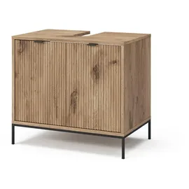 Vicco Waschbeckenunterschrank Eliza Viking Oak 70 x 63 cm mit 2 Türen