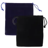 SHINEOFI 2 Stück Würfelpuzzle-Tragetaschen Mit Kordelzug Wiederverwendbare Mehrzweckbeutel Für Zauberwürfel Kleine Aufbewahrungstaschen Für Kabel Und Zubehör Leicht Und Tragbar 5.91X5.12X0.20In
