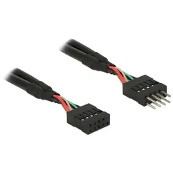 Delock USB 2.0 Pin Header - Internes USB-Kabel - 10-poliger USB-Header (W)