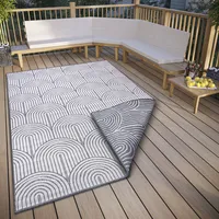 HANSE HOME Pangli Wendeteppich 80 x 150 cm Silber