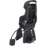 Bobike 8012400012 - Fahrradkindervordersitz GO MAXI für Fahrräder mit 26” bis 29” Rädern geeignet für Kinder mit Rahmenverankerung in Farbe Urban Schwarz