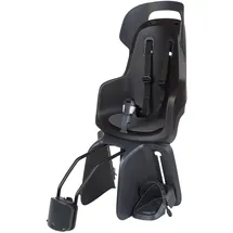Bobike 8012400012 - Fahrradkindervordersitz GO MAXI für Fahrräder mit 26” bis 29” Rädern geeignet für Kinder mit Rahmenverankerung in Farbe Urban Schwarz